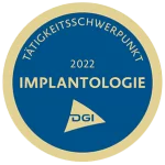 Siegel: DGI Schwerpunkt Implantologie